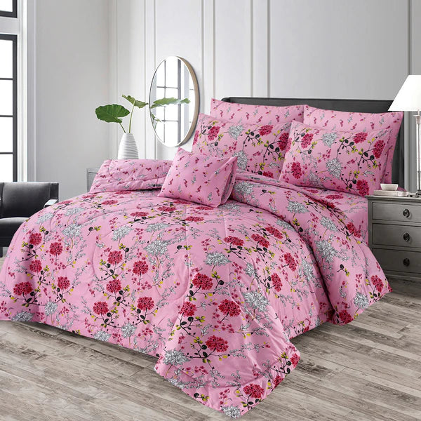 Comforter Robe House 7 Pcs Comforter Set-Red Bob – The Fashion House